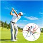 Asotagi Lot de 6 anneaux en plastique anti-perte pour tee de golf avec sangle