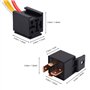 Ehdis Relais 12V 80A 4 Pin Car Truck Motor Heavy Duty on/Off normalement Ouvert SPST Relais Socket Plug-4 Fils Automobile