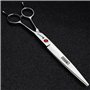 Japon 7 pouces Ciseaux de coiffeur Salon de coiffure Studio Professional outils de modelage Micro-bent Tête de coupe Ciseaux + c