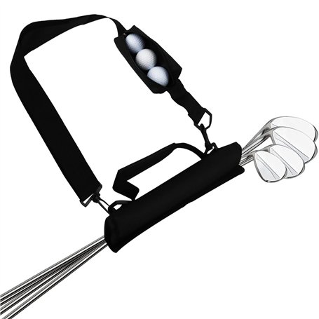 Sac de transport pour club de golf avec poche et bandoulière pour homme et femme