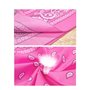 Loopunk 16 pièce Bandanas,Fichu Mouchoir Unisexe Bandeau de Cheveux Echarpe de Cou Multicolore pour Homme et Femme,Foulards Pais