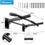 Vexloria poignées antidérapantes, Barre de Traction Fitness, Multi-Grip Pull Up Bar, Fonction supplémentaire pour Cordes Anneaux