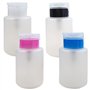 Distributeurs de Pompe de Dissolvant de Vernis à Ongles,4 Pièces 150ml Transparent Flacon Pompe Vide Bouteille en Plastique Vide