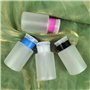 Distributeurs de Pompe de Dissolvant de Vernis à Ongles,4 Pièces 150ml Transparent Flacon Pompe Vide Bouteille en Plastique Vide