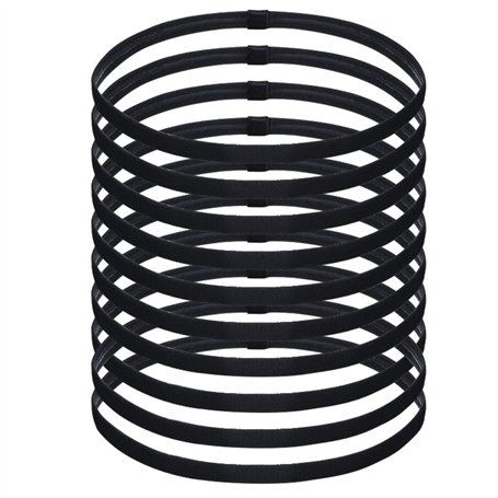 Chiluxendo 10 Pièces Bandeau Cheveux Sport Antidérapants