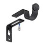 VORCOOL 2pcs Réglable Tringle à Rideau Support de Poteau Draperie Tringle Supports pour Tige 1 Pouce 15-22mm