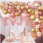 Kit EVJF Decoration: Vaisselle et Ballons pour Bride to Be et Team Bride - Gobelet pour Enterrement de Vie de Jeune Fille (16 In