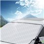 ZHYUAN 145 x 95 cm Couverture Pare-Brise Voiture,Universelle de Pare Soleils pour Voiture,Housse Pare Brise Voiture,Couverture P