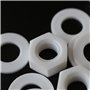 20 x White Pan Head Screws Polypropylene (PP) Plastic Nuts and Bolts, Washers, M8 x 20mm