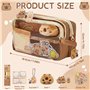 30 Pièces Trousse Capybara avec Fourniture