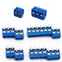 RUNCCI-YUN 80 Pièces 300V 15A Bornier à Vis Connecteur à Vis de PCB (bleu) 2 Broches (Pin) et 3 Broches (Pin)