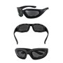 GUODSKHOO 3 Paires Lunettes de Soleil Homme Sport vtt Lunette Cyclisme Lunettes de Vélo Protection Lumière Lunettes de Vision No