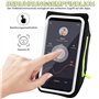 Brassard de Sport avec Poche Zippée- Smartphone Brassard de Course Compatible avec Téléphone jusqu'à 6,8 Pouces - Smartphone Run