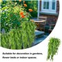 Lot de 2 Plante Artificielle Exterieur,Fausse Plante tombante,décorations Terrarium Interieur,Plantes suspendues, Reptiles artif