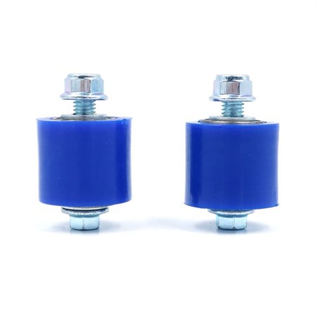 Namvo 2 pièces Moto 8mm chaîne Rouleau tendeur Guide de Roue avec Boulon adapté pour YFZ 350 Banshee Moteur Bleu