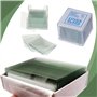 100 PièCes Lames De Microscope Pré-NettoyéEs Et 200 PièCes Verres Microscope PréParéEs Pour Microscope Et L'éTude La Biologie De