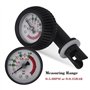 Duokon Baromètre de jauge de pression de bateau pneumatique en nylon de pour le noir de radeau de kayak