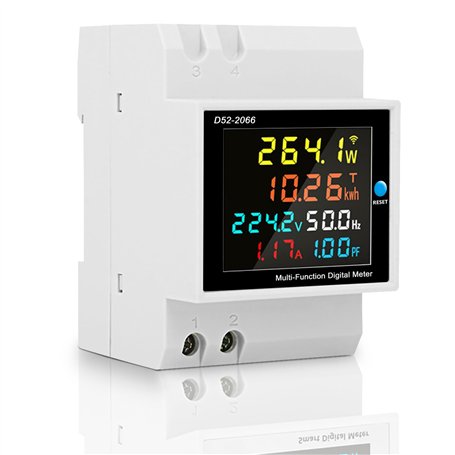 Compteur d'Énergie Monophasé AC 40-300V 100A