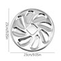 Forreen Assiette à Huîtres, 2 Pièces Assiettes à Huîtres en Acier Inoxydable Plaque à Huîtres Shell en Forme Durable Conteneur H