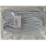 inodiref 10 Mètres Flexible PVC Cuivre de Câble 28AWG Câbles Flexibles Ronds Blanc PVC Fil électrique Diamètre Extérieur Hors To