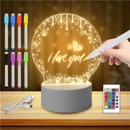 GOMETY Veilleuse LED en acrylique