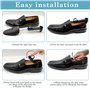 GOEDCH Embauchoirs en Plastique: Lot de 4 Paires Embauchoirs Chaussures avec Ressort Spirale, Longueur Réglable Embauchoir pour 