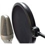 Namvo Filtre anti-pop pivotant avec masque double couche pour microphone Blue Yeti Blue Snowball et autres micros de studio d'en