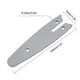 Tixiyu Ensemble de mini tronçonneuse électrique 4 pouces - Accessoires de tronçonneuse électrique pratique - Plaque de guide de