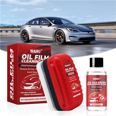 WAWJ® Dissolvant de Film d'huile de Verre pour Voiture