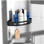 Tablette de Douche d'angle avec Crochets
