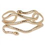 PPX Bracelet serpent bracelet forme serpent doré bracelet en serpent bijou égyptien Cléopâtre serpents déguisement égyptienne