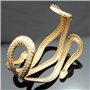 PPX Bracelet serpent bracelet forme serpent doré bracelet en serpent bijou égyptien Cléopâtre serpents déguisement égyptienne