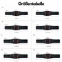 BLACKWILD Ceinture lombaire de moto | Crossroad Ceinture lombaire pour homme et femme | Stabilisation efficace - Chauffe-reins -