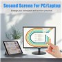 Suprlipy Écran Tactile TFT LED de 21,5 Pouces FHD1920 x 1080 16:9 Prend en Charge HDMI VGA AV USB BNC écran Tactile capacitif 10