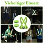 Lot de 2 Gilets réfléchissants avec 2 Bracelets réfléchissants, Gilet de sécurité réfléchissant Haute visibilité, Gilet de sécur