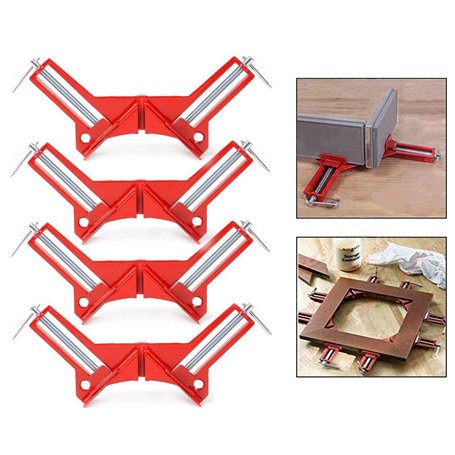 Itian 4PCS Alliage d'angle Droit à Angle Droit de 90 Degrés Picture Picture Frame Corner