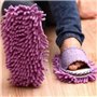 Itian Une Paire de Chaussons en Microfibre pour Nettoyage de Sol de Maison (Violet)