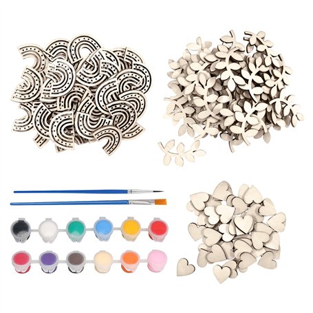 150 Pièces Copeaux De Bois De Décoration De Baptême De Filles