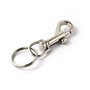 Fermoir à boulon - Porte-clés à clip de ceinture - En acier inoxydable - Mousqueton pivotant - Laisse pour animal domestique - M