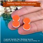 Alomejor EVA Fishing Floats Grève Indicateur De Poignée Accessoires 24 Pcs pour La Pêche À La Mouche(Orange)