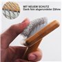 Pet Brosse Chiens et Chats Autonettoyante Peigne,Brosse de toilettage pour Animaux de Compagnie Convenant aux Poils Longs et Cou