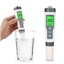 Testeur de qualité de l'eau - Compteur de pH - Appareil de mesure du pH - Pour - 3 en 1 - Portable - Digital TDS PH - Températur