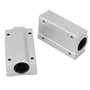 Lot de 2 roulements à billes linéaires SCS12UU - En aluminium - 12 mm - Pour CNC