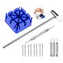 SRXWO Kits et Outils de réparation de Montre avec Tournevis pour Retrait des maillons posage pour Bracelet goupilles Kit de répa