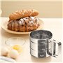 MumdoYAL Tamis de Farine Acier Inoxydable,Cuisson Tasse de Tamis,Passoire à Farine,pour Filtrer Farine，Sucre en Poudre，Cacao en 