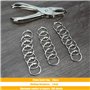 NIUQIGE Perforatrice de Papier - Lot de 2 avec Diamètres de Trou de 3mm et 6mm - Accessoire Bureau pour Étiquettes, Scrapbooking