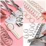NIUQIGE Perforatrice de Papier - Lot de 2 avec Diamètres de Trou de 3mm et 6mm - Accessoire Bureau pour Étiquettes, Scrapbooking
