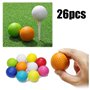 tintoke Lot de 26 balles de golf en mousse souple pour l'entraînement en intérieur ou en extérieur