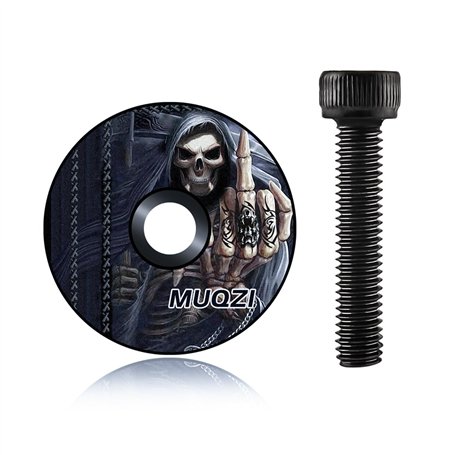 MUQZI Capuchon de direction en aluminium 1 1/8" pour potence de vélo
