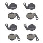 SOMMET Bicyclette Plaquettes de Frein à Disque 4 Paires pour Magura Louise 2007- Onwards Type 6.1 et6.2 Marta 2009- Julie HP Mar